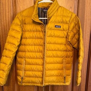 Patagonia Youth Yellow Puffer Jacket